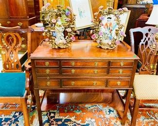 Beautiful Mahogany Silver Chest