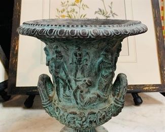 20th Century Metal Urn