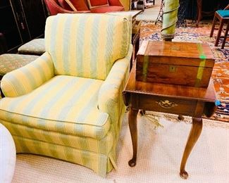 Custom Upholstered Club Chair