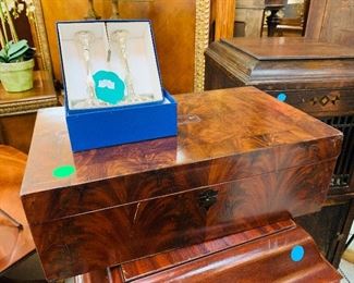 Antique English Rosewood Box