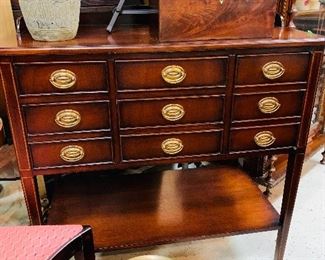 Fine Mahogany Silver Chest