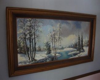 Large signed Den Braber oil painting