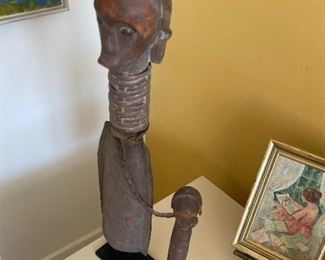 African sculpture - table top