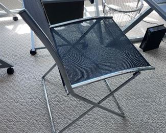 pair of folding chairs 