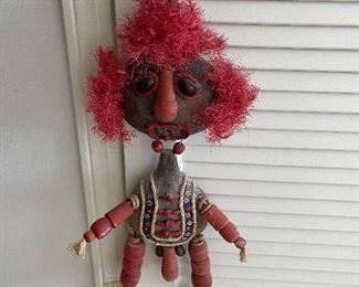 Funky red haired hanging