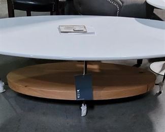 Bina wood and acrylic Olivia coffee table