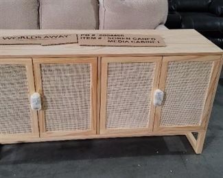Worlds Away Media Cabinet