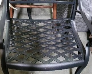 Outdoor chairs, 4 available 