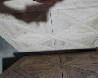 Frontgate Outdoor Teak coffee table tops, 2 available. Missing legs.