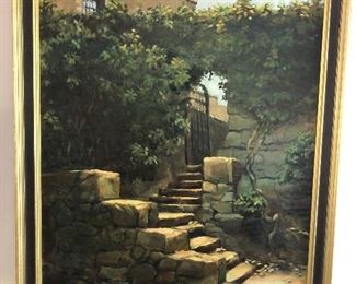 Eddie Mitchell oil painting