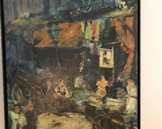 Oil painting signed Benjamin
 