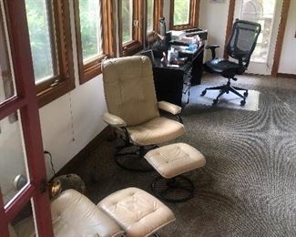 Pair of lounge chairs