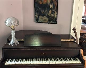 Wurlitzer baby grand piano 54 inches deep and 53 inches wide