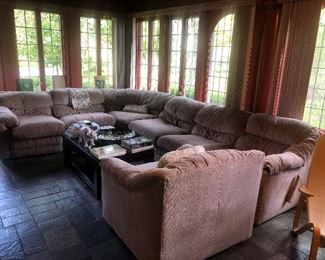 Large multi sectional sofa