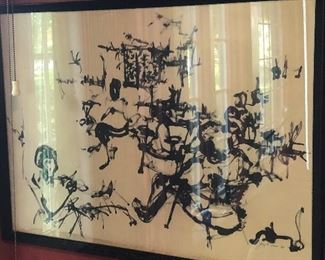 Jerry Weiss ink painting 