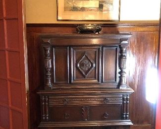 Antique oak cupboard