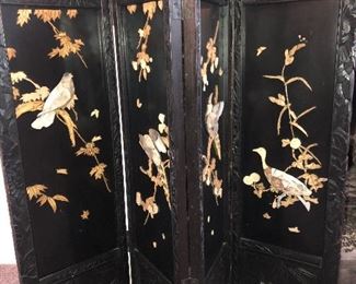 Small Chinese  floor screen