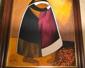 Oil painting signed Waetjen