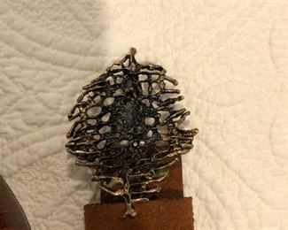 Brutalist belt buckle 
