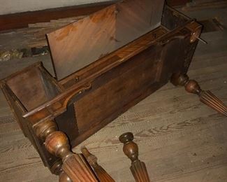 broken ca. 1930s slant front desk