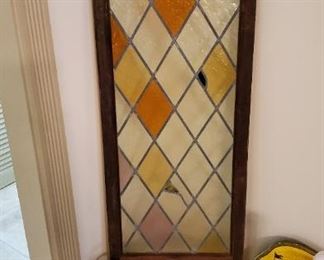 Pair of Stained Glass Windows