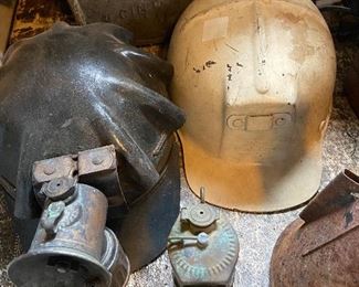 We have a small collection of COAL MINERS gear......helmets, lamps, lunch bucket, coal ash sifter