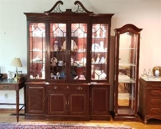 Loving traditional pieces. Leather top writing desk from England.