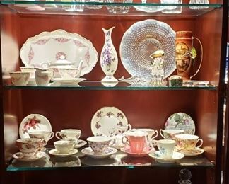 Tea cup collection and misc beautiful pieces.