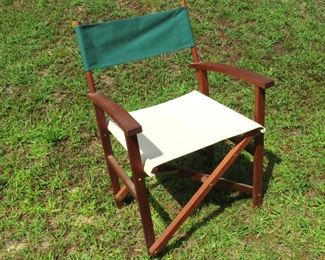 teak director chair