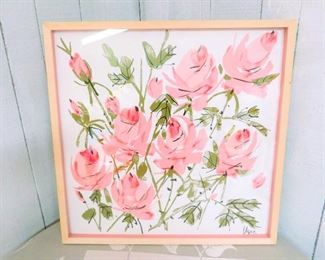 Vintage framed Vera artwork