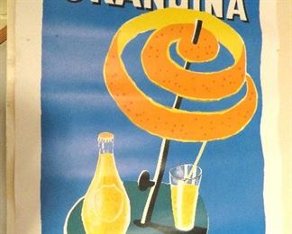 vintage Orangina french poster