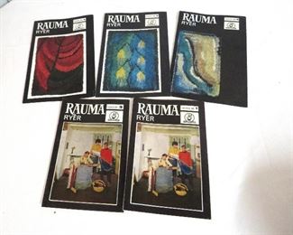 Ryer rug vintage MCM brochures