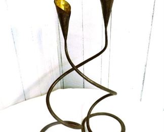 Junker artist handmade Vermont candleholder