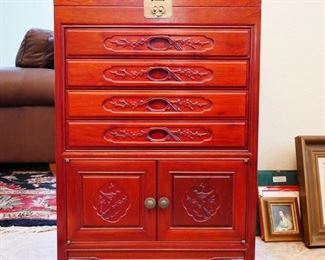 Rosewood Silverware Chest
