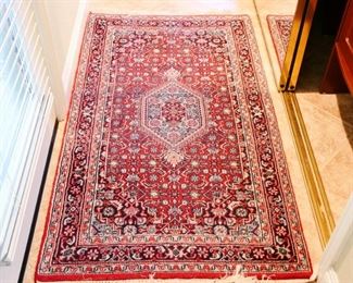 Red Wool Runner Rug