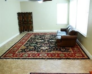 Extra Large 100% Wool Hand Woven Rug