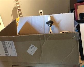 Beautiful lighting still to be unpacked