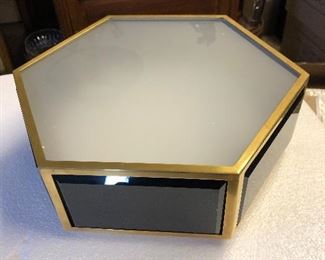 One of two Visual
comfort & Co flush mount light fixtures 