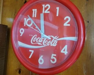 Coca cola clock