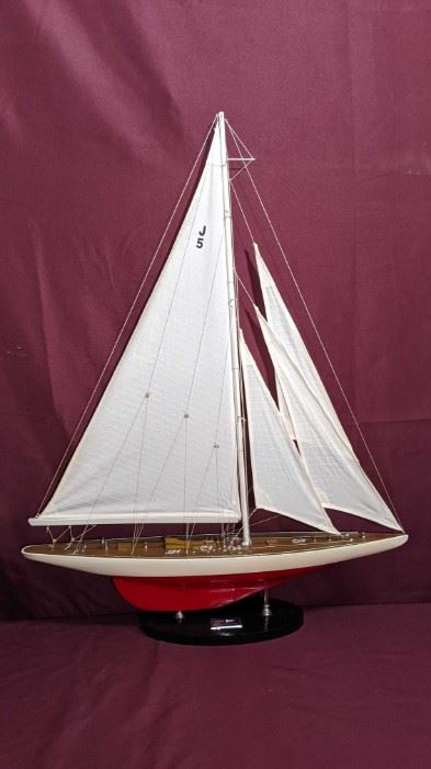 1937 J Yacht Sailboat Model
