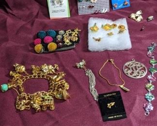 Bracelets, Earrings, and Pins