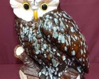 Ceramic Owl Yard Decor