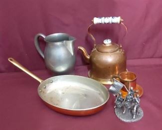 Copper and Pewter Items