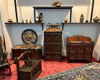 Many items from Tibet & Nepal