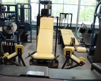 Lots of commercial Nautilus gym equipment