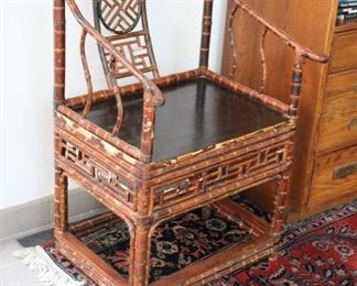 Pair Chinese chairs