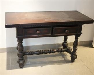 Jacobean style lift top table