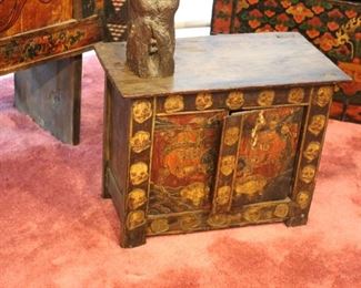 Hand painted alter table