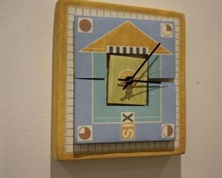 Andrew Van Assche pottery clock