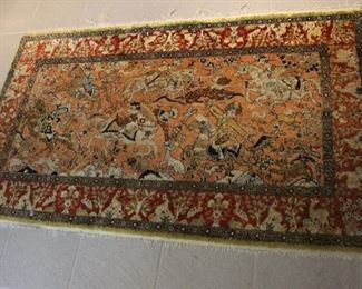 Persian hand woven area rug